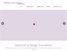 Tablet Screenshot of designinnovations.org